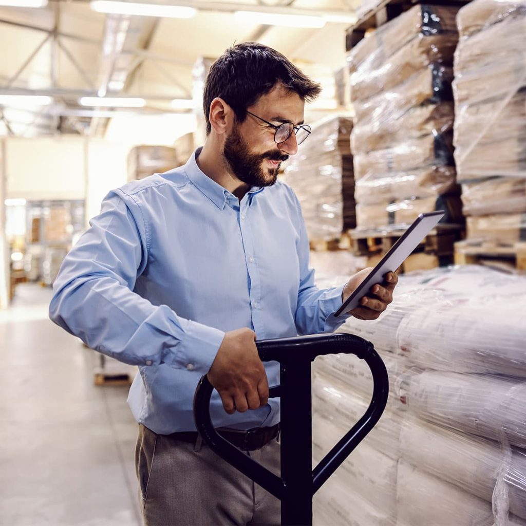 a man working, who is also a member of peer groups