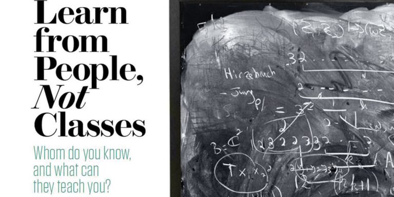 Harvard Business Review: Lær af mennesker, ikke af bøger og klasseundervisning