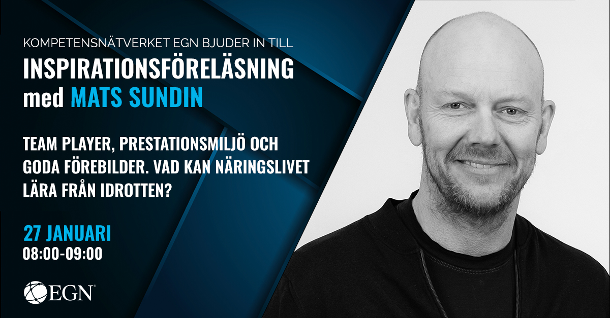 EGN Inspiration med Mats Sundin om att bygga team EGN.se